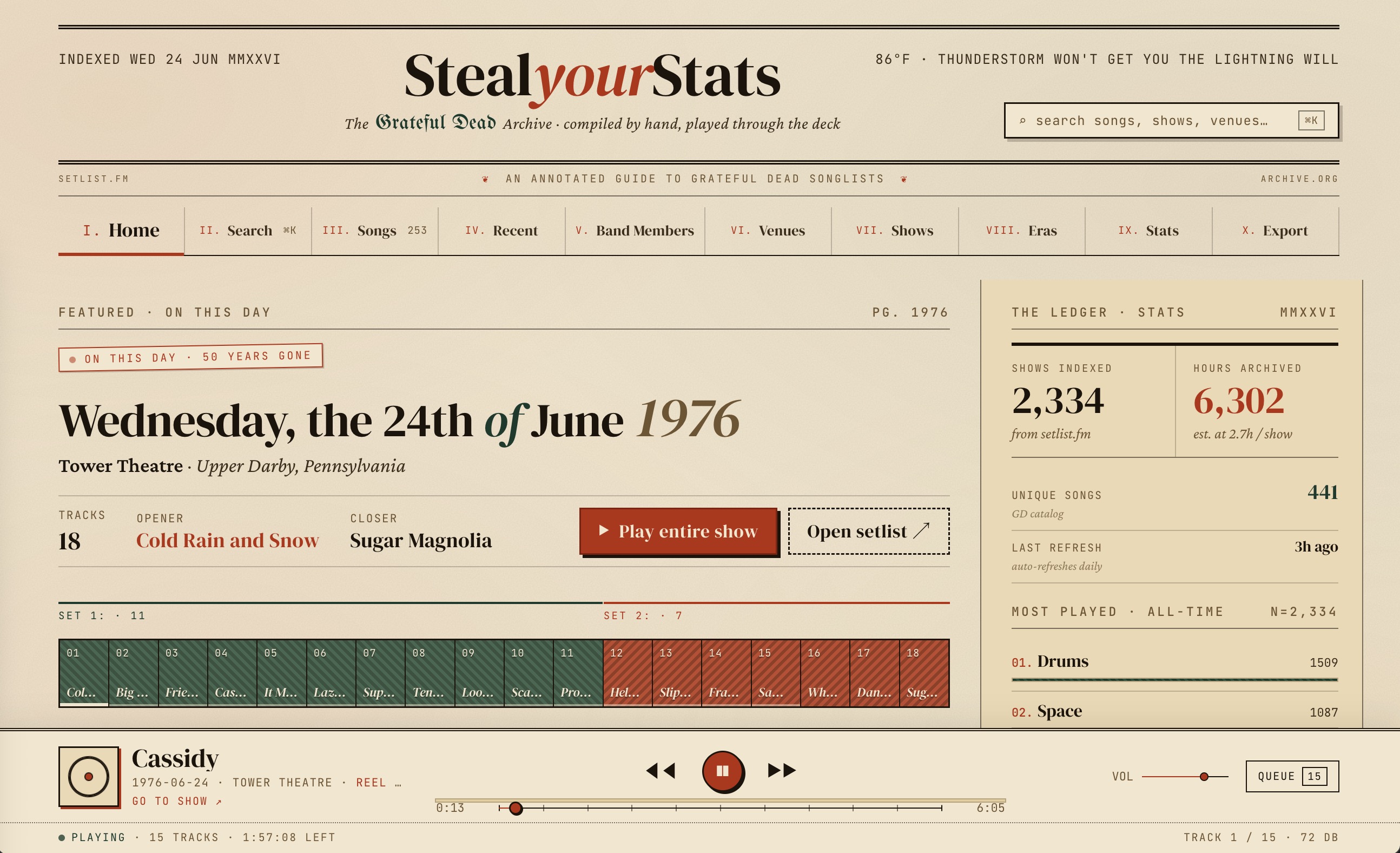 Steal Your Stats desktop
